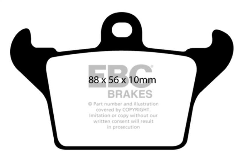 EBC Brakes UD1034 Ultimax OEM Replacement Brake Pads