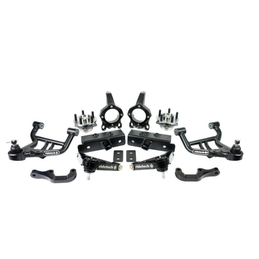 Ridetech 12122600 Front SLA Suspension System for 1979-1993 Mustang with stock k-member.