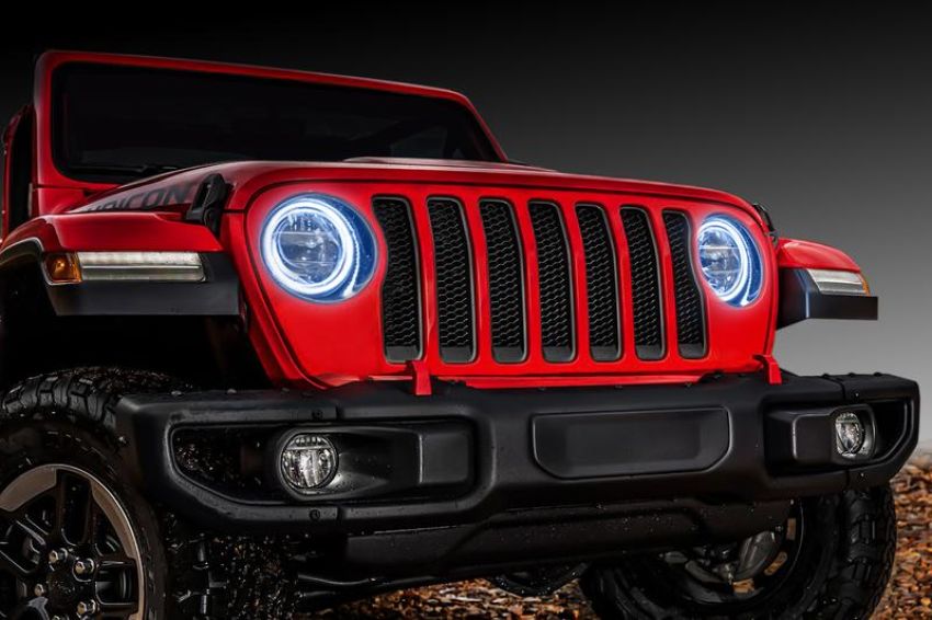 Oracle Lighting 1214-001 Jeep Wrangler JL/Gladiator JT LED Surface Mount Headlight Halo Kit - White