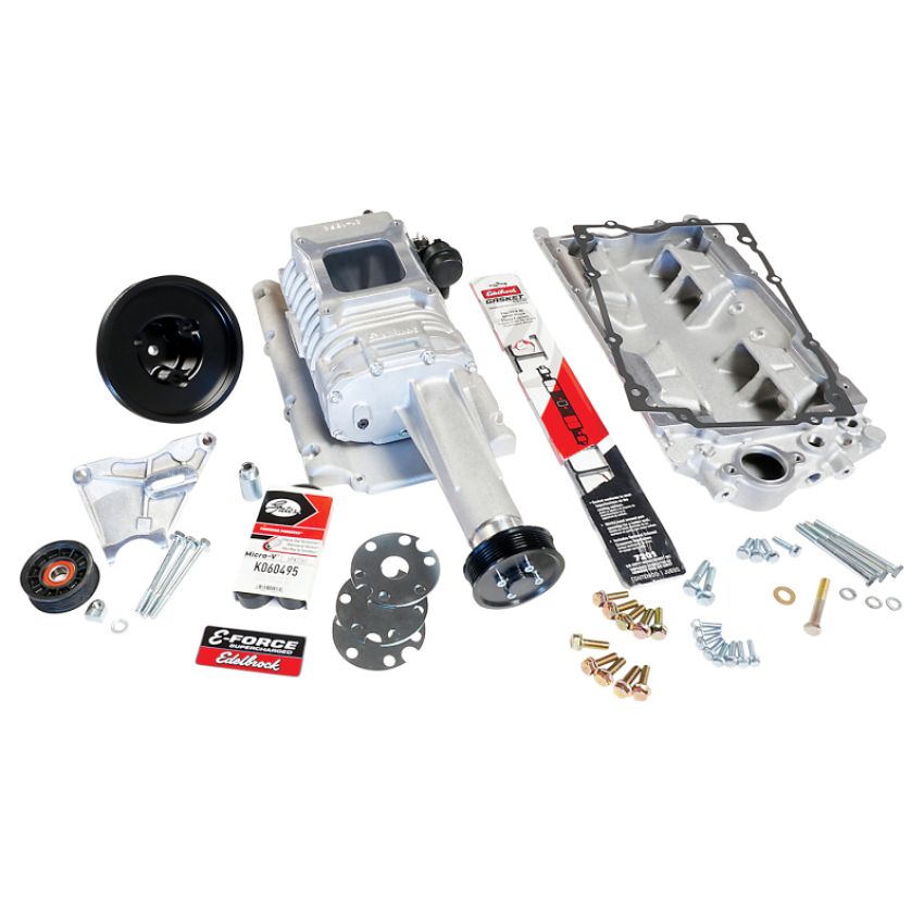 Edelbrock 1551 E-Force 122 Supercharger 57-86 Small-Block Chevrolet w/ Conventional Cylinder Heads