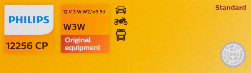 Philips 12256CP Philips Standard Minature 12256CP Pack of 10