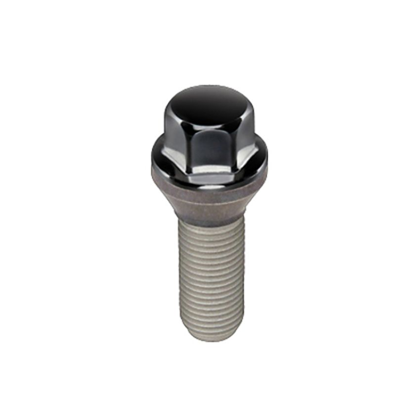 McGard (69779BK 12X1.5 MCG LUG BOLT BX 50 CONE SEAT, BLACK-17MM HEX)