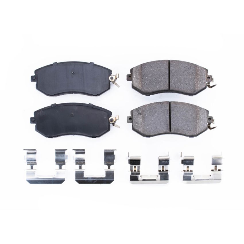 PowerStop 17-1539 PowerStop - Z17 Low-Dust Ceramic Brake Pads with Hardware