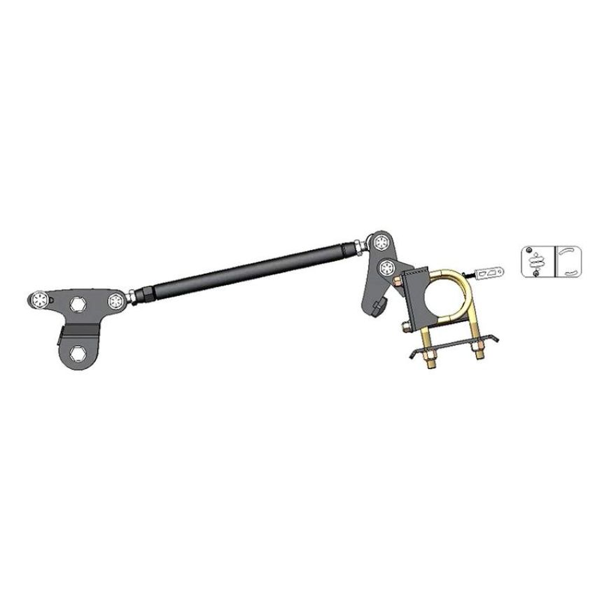 Ridetech 12297250 Traction bar kit for 2015-2026 F-150. For use with Ridetech lowering kit.