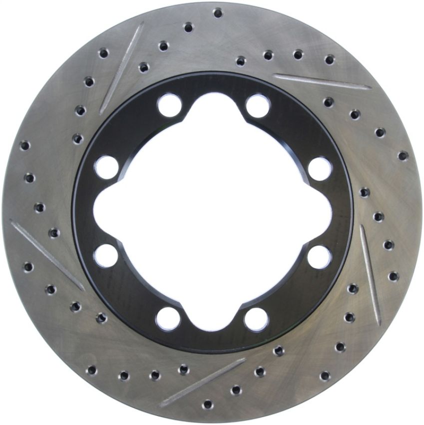 Stoptech 127.66026R Slotted & Drilled Sport Brake Rotor