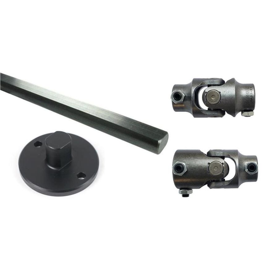 Ridetech 12319505 Steering column u-joint kit for 1965-1978 F-100, stock column to 79-93 Mus rack.