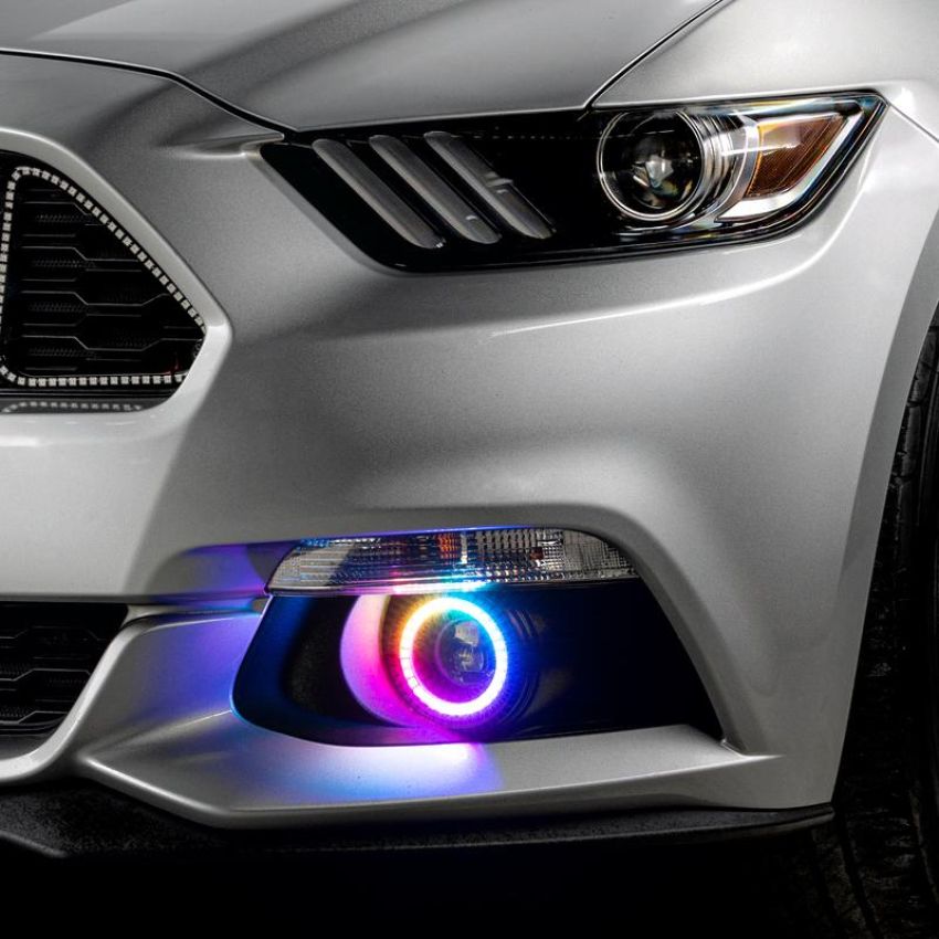 Oracle Lighting 1235-332 Dynamic ColorSHIFT(tm) RGB+A Projector Fog Halo Kit- Surface Mount