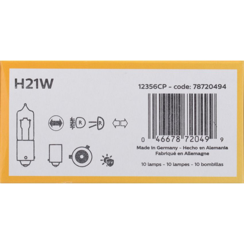 Philips H21WCP Philips Standard Minature 12356