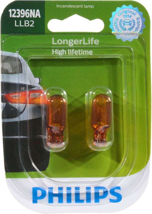 Philips 12396NALLB2 Philips LongerLife Miniature 12396NALL
