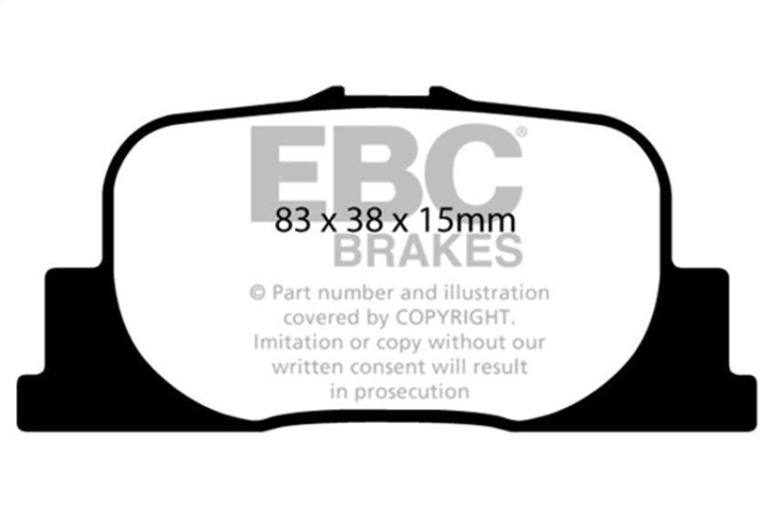 EBC Brakes DP31456C Redstuff Ceramic Low Dust Brake Pads