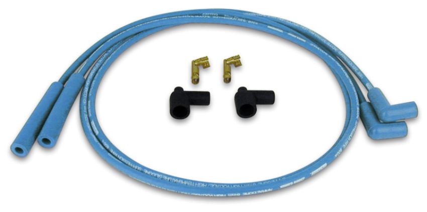 Moroso 72475 Custom Ignition Wire Set - Blue Max - Spiral Core - 90 Degree - 2 Piece