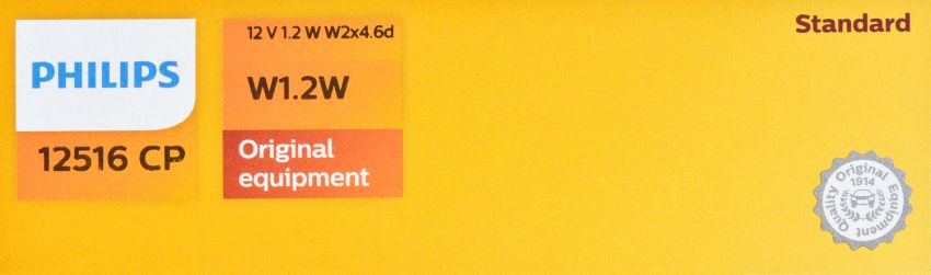 Philips 12516CP Philips Standard Minature 12516 Pack of 10