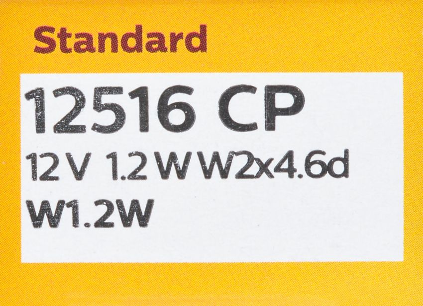 Philips 12516CP Philips Standard Minature 12516 Pack of 10