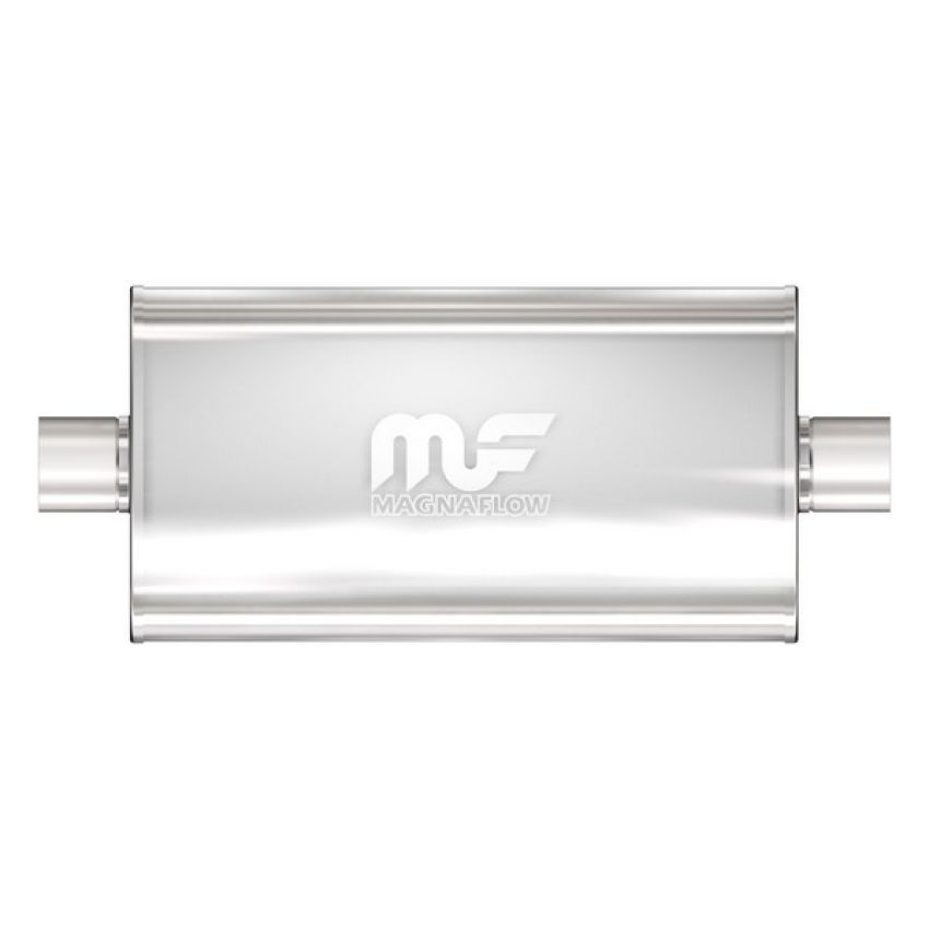 MagnaFlow Exhaust Products 12576 Straight-Through Performance Muffler; 2.5in. Center/Center; 5x22x11 Body