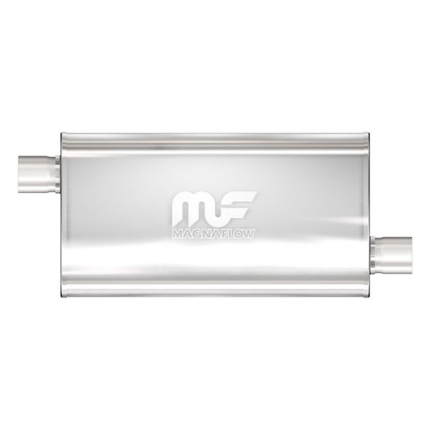 MagnaFlow Exhaust Products 12577 Straight-Through Performance Muffler; 2.5in. Offset/Offset; 5x22x11 Body
