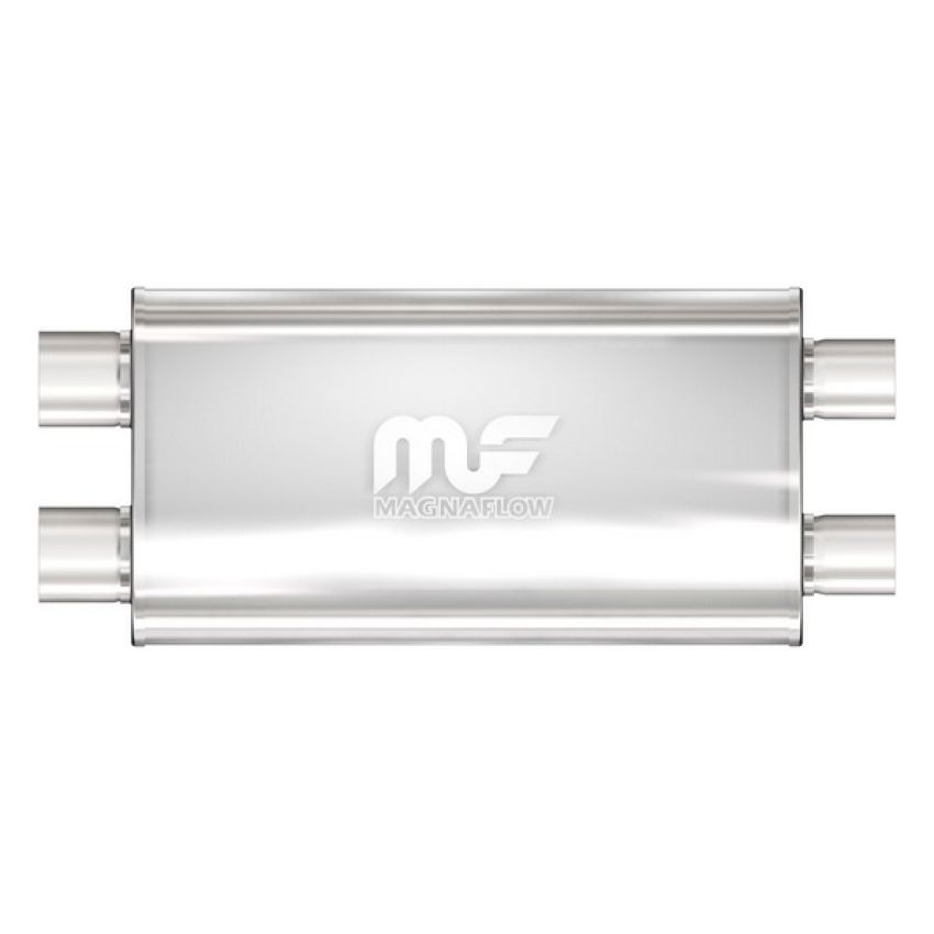 MagnaFlow Exhaust Products 12599 Straight-Through Performance Muffler; 3in. Dual/Dual; 5x22x11 Body