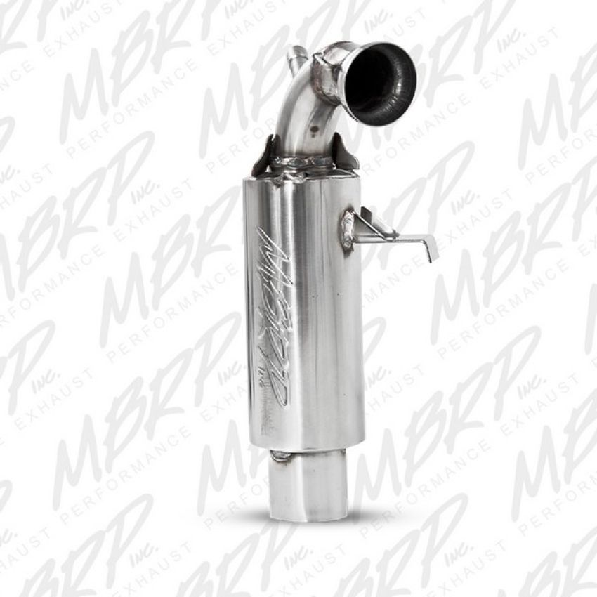 MBRP Exhaust 1260214 Race Muffler; Bolt-on Design; Packed Muffler.