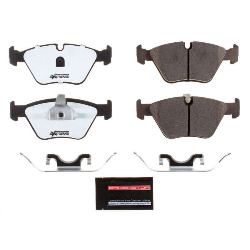 PowerStop Z26-725 PowerStop - Z26 Performance Carbon-Fiber Ceramic Brake Pads with Hardware Kit