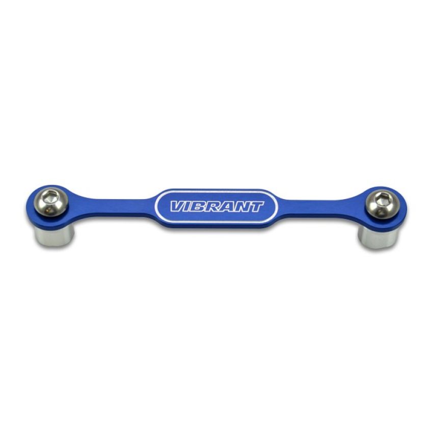 Vibrant Performance 12647 Anodized Blue Boost Brace with Aluminum Dowels