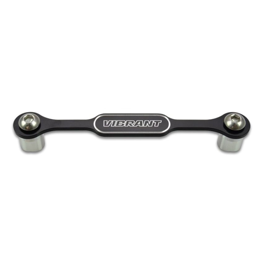 Vibrant Performance 12648 Anodized Black Boost Brace with Stainless Steel Dowels