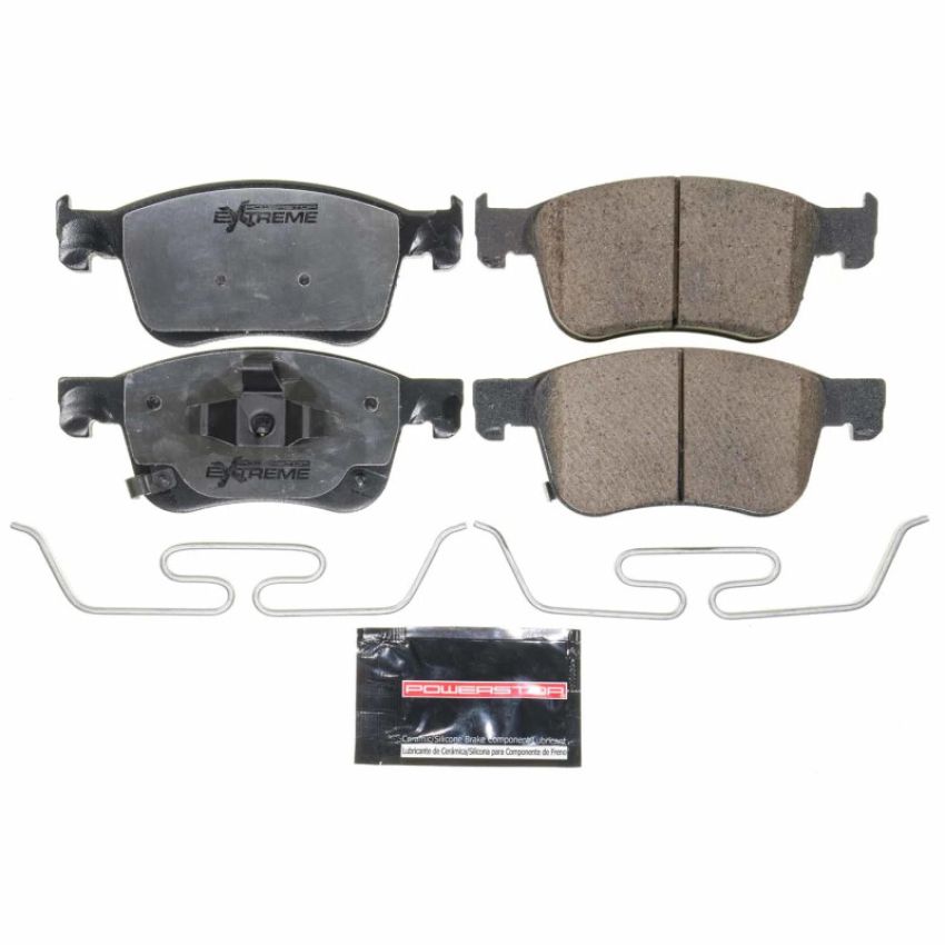 PowerStop Z26-2115 PowerStop - Z26 Performance Carbon-Fiber Ceramic Brake Pads with Hardware Kit
