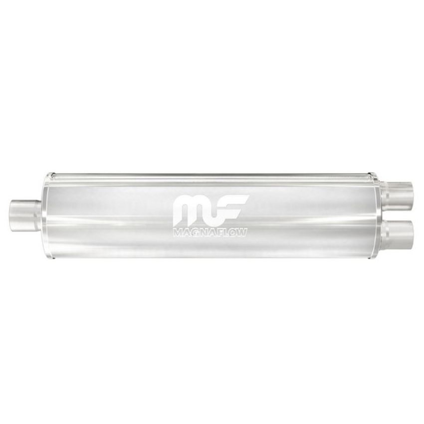 MagnaFlow Exhaust Products 12763 Straight-Through Performance Muffler; 3/2.5in. Center/Dual; 7x24x7 Body