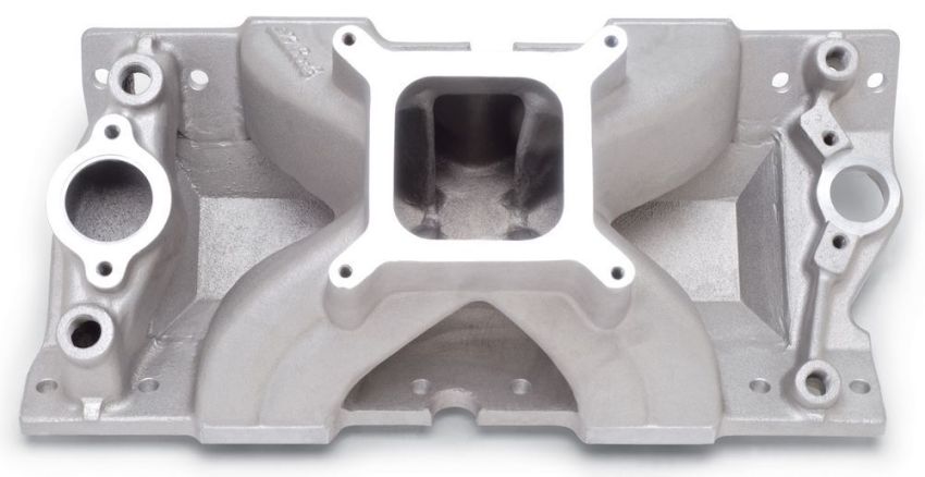 EDELBROCK EDE2814 SBC Victor Bowtie Manifold - Vortec