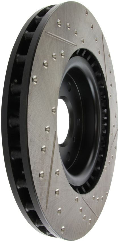 Stoptech 127.42076R Slotted & Drilled Sport Brake Rotor