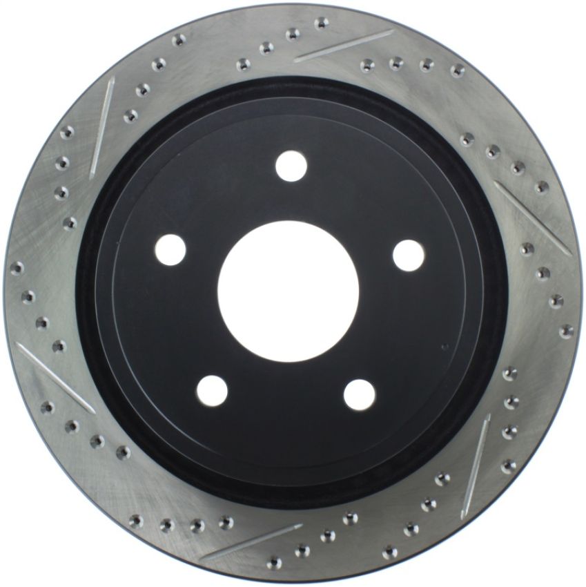 Stoptech 127.67054R Slotted & Drilled Sport Brake Rotor