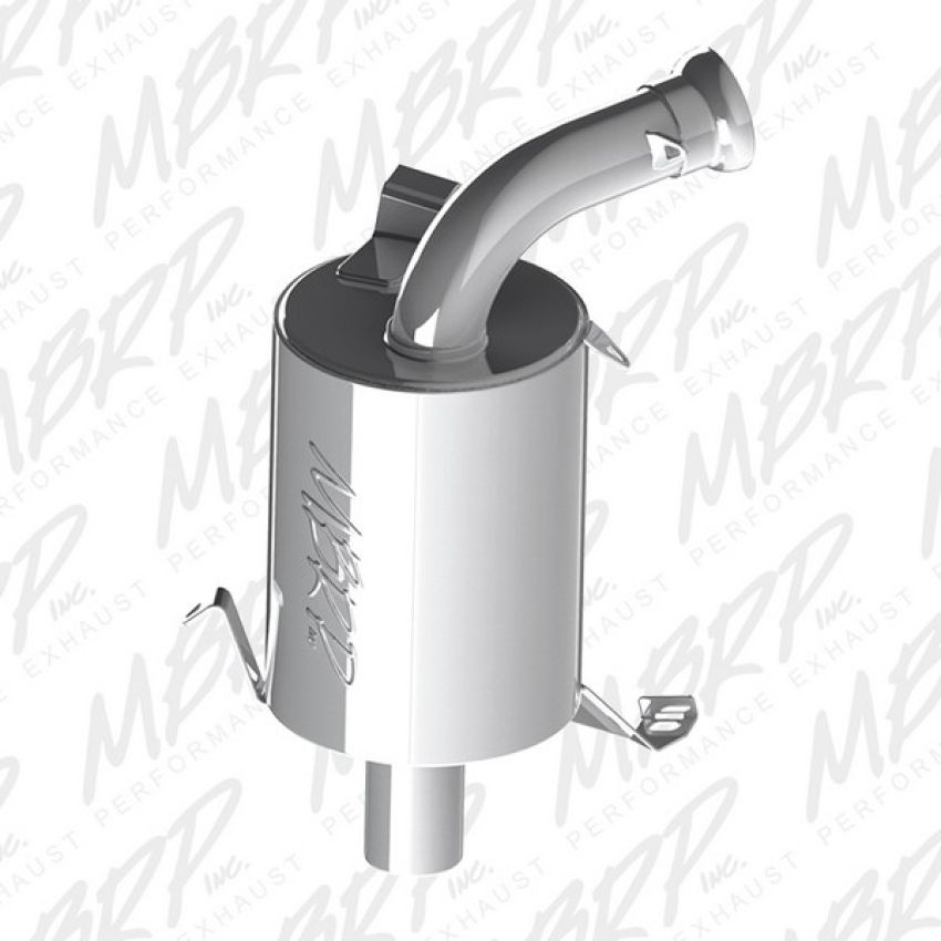 MBRP Exhaust 127T209 Trail Muffler; Bolt-on Design; Packed Muffler.