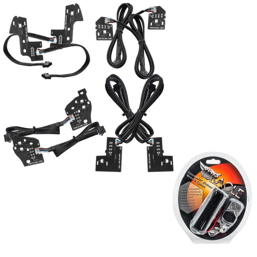 Oracle Lighting 1281-330 2019-2024 Ram 1500 ORACLE RGBW Headlight DRL Upgrade Kit