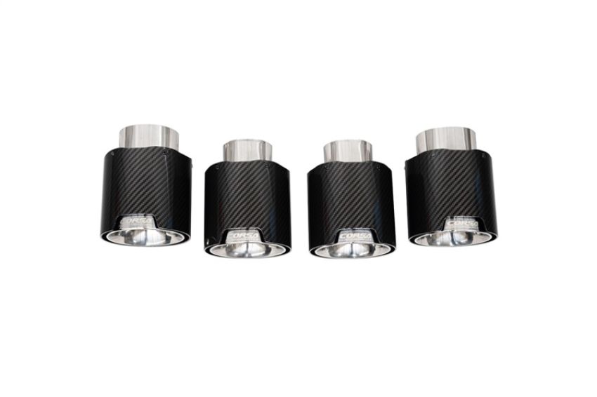 Corsa Performance 21109CF CORSA Performance C8 Corvette 4.5in. Carbon Fiber Polished Exhaust Tip Kit (4 Ti