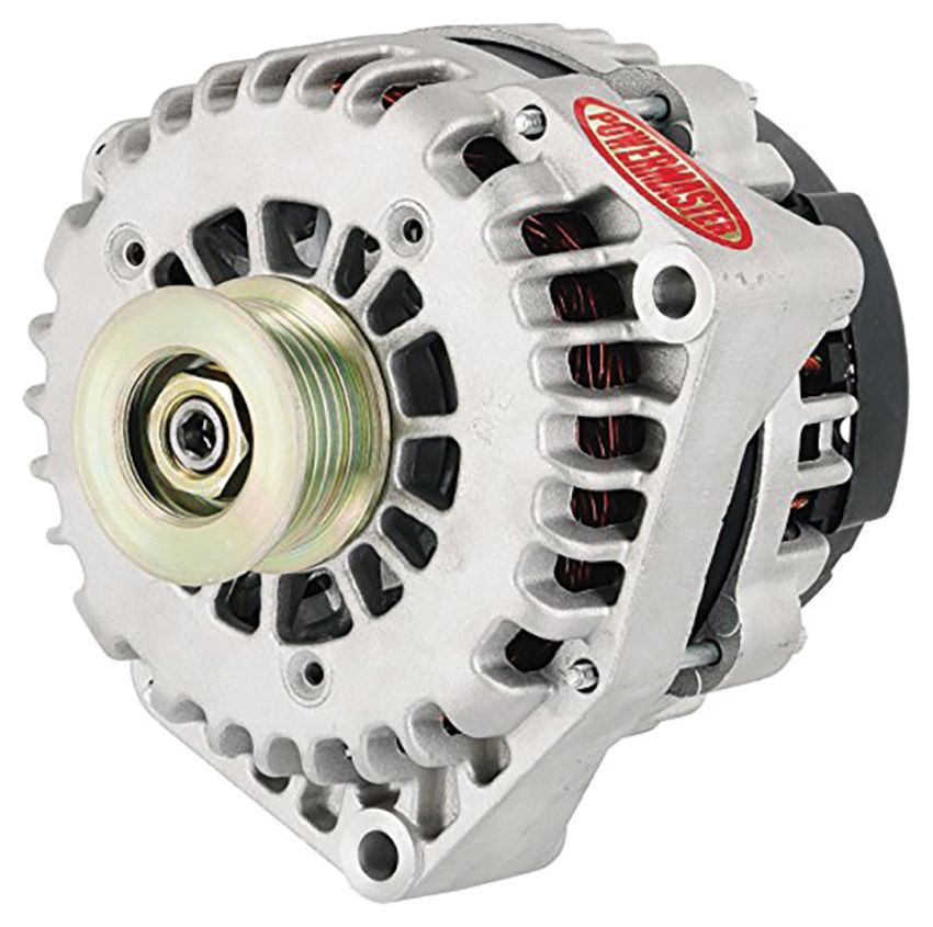 POWERMASTER PWM48516 200amp Alternator Ford 6G Style Natural Finish