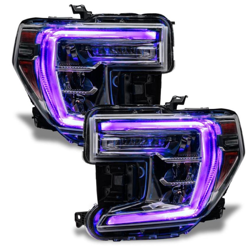 Oracle Lighting 1287-334 2029-2022 GMC Sierra ColorSHIF RGB+W Headlight DRL Upgrade