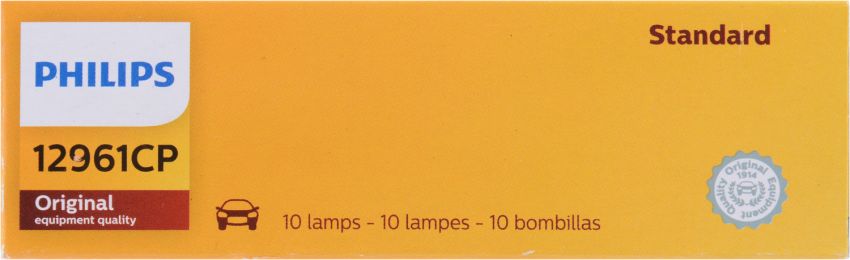 Philips 12961CP Philips Standard Minature 12961 Pack of 10