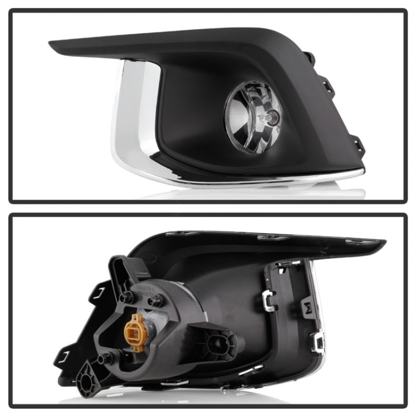 SPYDER 5086389 OEM Style Fog Light w/Universal Switch - Clear