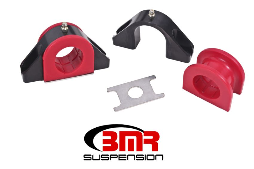 BMR Suspension SMK011 SMK011 - Sway Bar Mount, Billet Aluminum, 1.5 Inch Poly Bushing