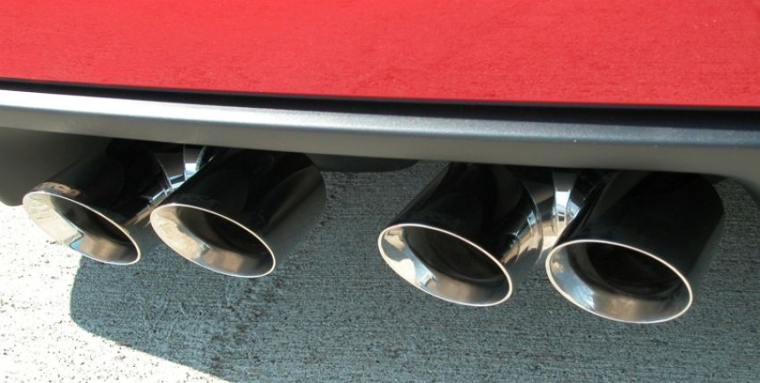 CORSA Performance 14164 Corsa 2006-2013 Chevrolet Corvette C6 Z06 7.0L V8 Polished Sport Axle-Back Exhaust