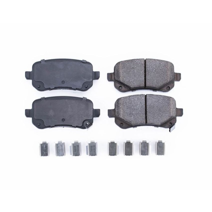 PowerStop 17-1326 PowerStop - Z17 Low-Dust Ceramic Brake Pads with Hardware