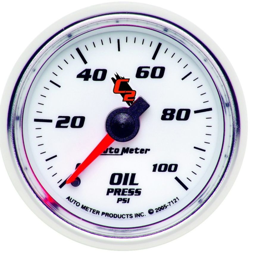 AutoMeter 7121 GAUGE, OIL PRESSURE, 2 1/16
