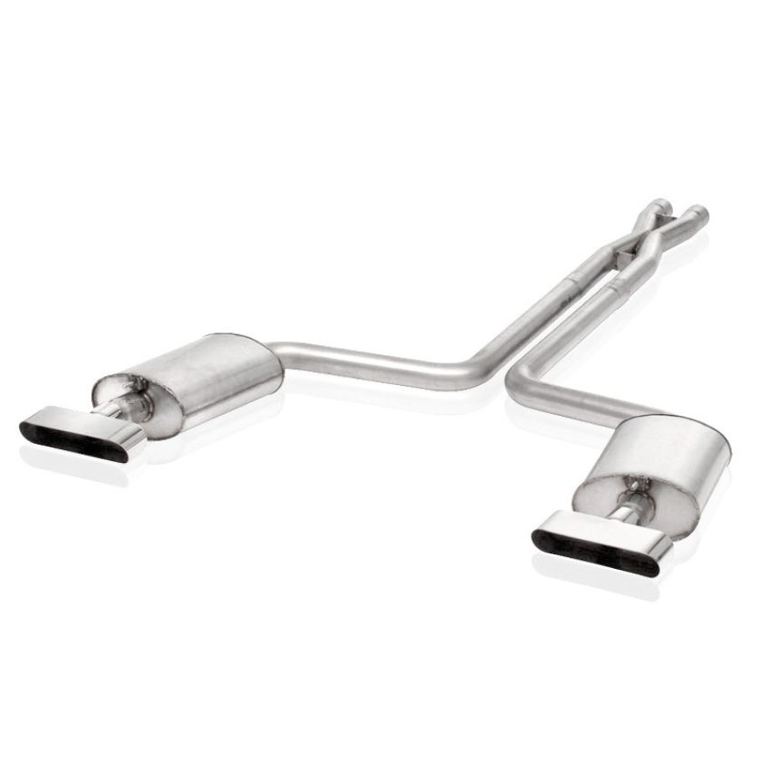 Stainless Works C49296EXH 1992-96 Corvette C4 LT1/LT4 2-1/2in Exhaust System X-Pipe Chambered Turbo Mufflers