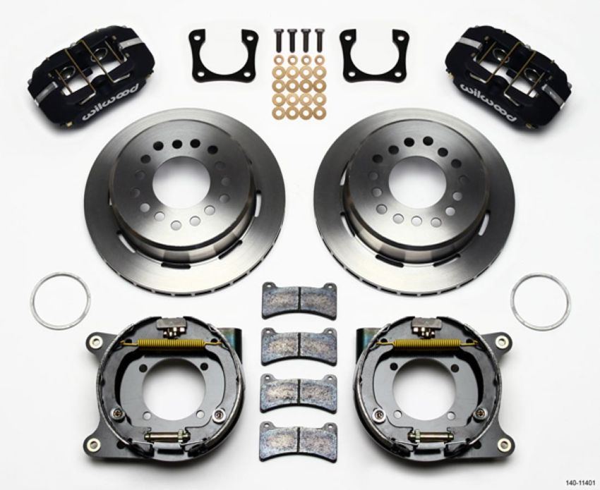 Wilwood 140-11401 Dynapro Low-Profile 11.00in P-Brake Kit Chevy 12 Bolt Spcl 2.81in Offset