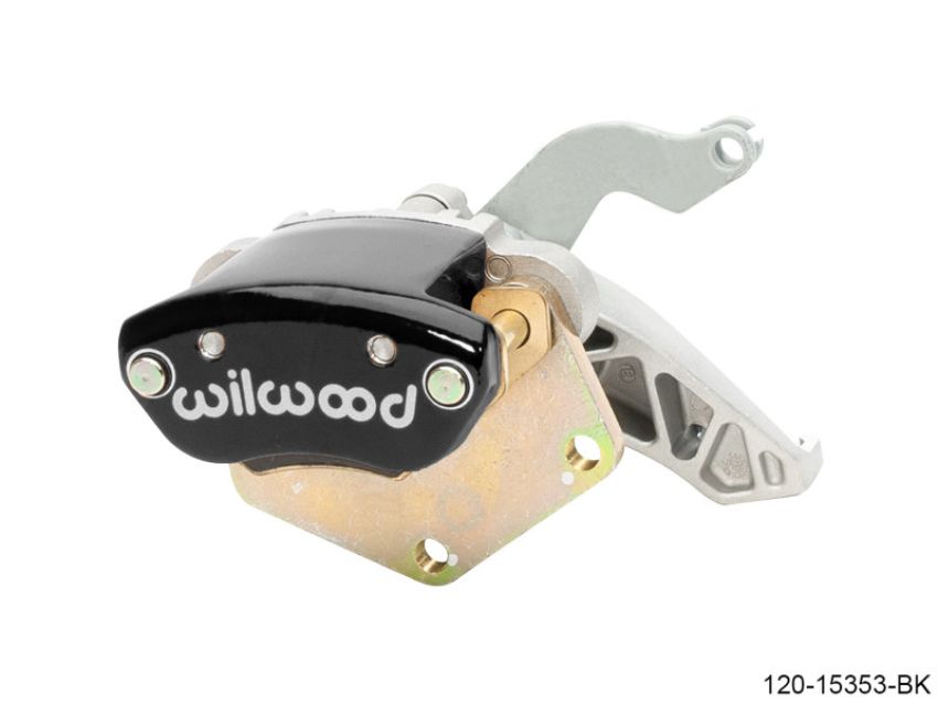 Wilwood 120-15353-BK Caliper-MC4 Mechanical Parking Brake-R/H - Black 2.00 MT 1.19in Piston .81in Disc