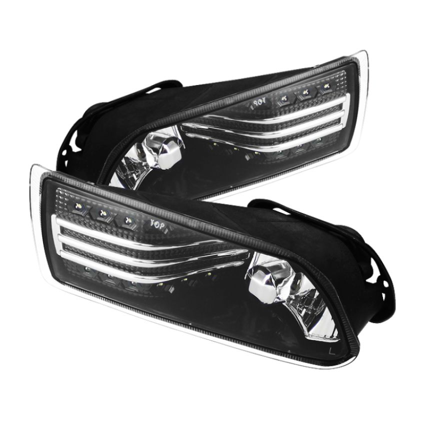 SPYDER 5071620 LED Fog Lights w/Switch - Clear