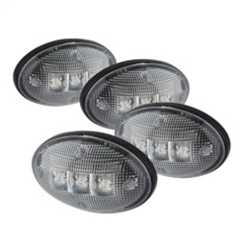 SPYDER 9924651 Xtune Ford Superduty F250-F550 99-10 Dually Fender LED Side Fender Lights Clear ACC-LED-FDSD99-SL-C