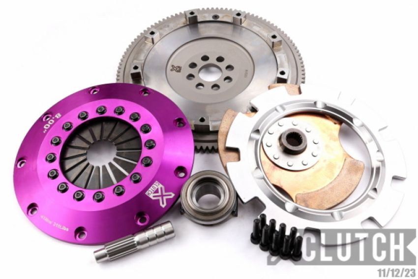 XCLUTCH XKHN20525-1E 12-15 Honda Civic 1.8L 8in Single Solid Ceramic Clutch Kit