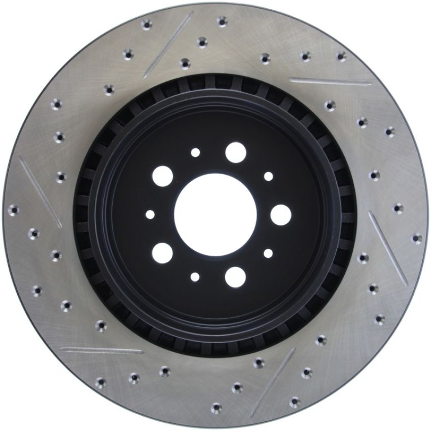 Stoptech 127.39036L Slotted & Drilled Sport Brake Rotor