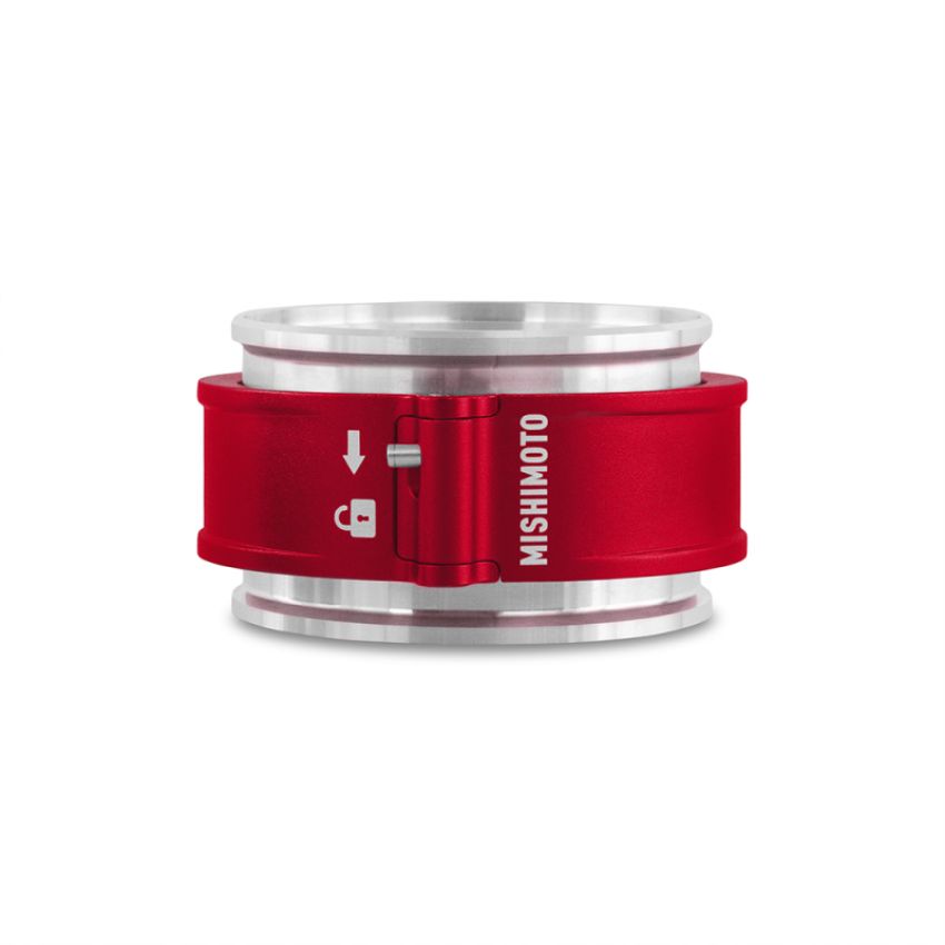Mishimoto MMCLAMP-QD-30RD 3.0in Quick Release Clamp Assembly - Red