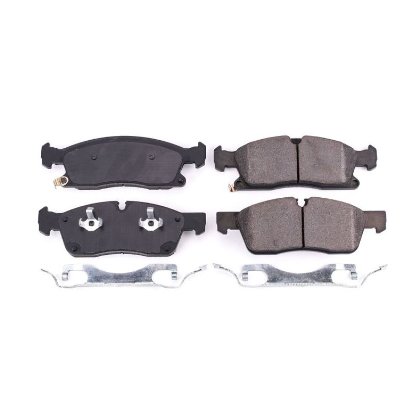 PowerStop 17-1904A PowerStop - Z17 Low-Dust Ceramic Brake Pads with Hardware