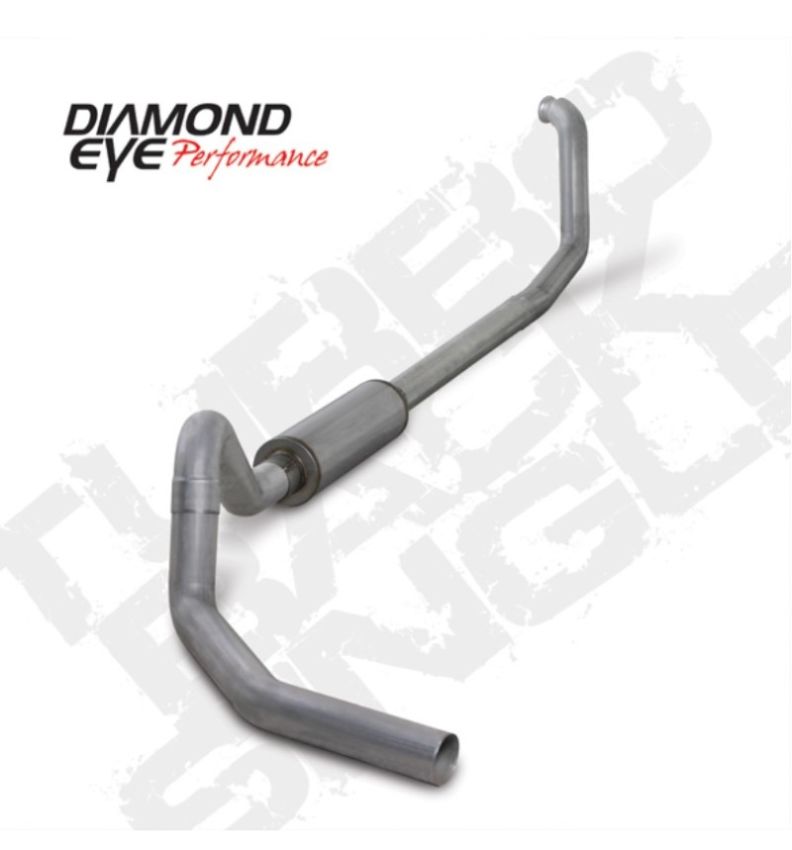 Diamond Eye Performance K4325A Diamond Eye KIT 4in TB SGL AL: 00-03 FORD 7.3L E-SERIES VAN NFS W/ CARB EQUIV STDS